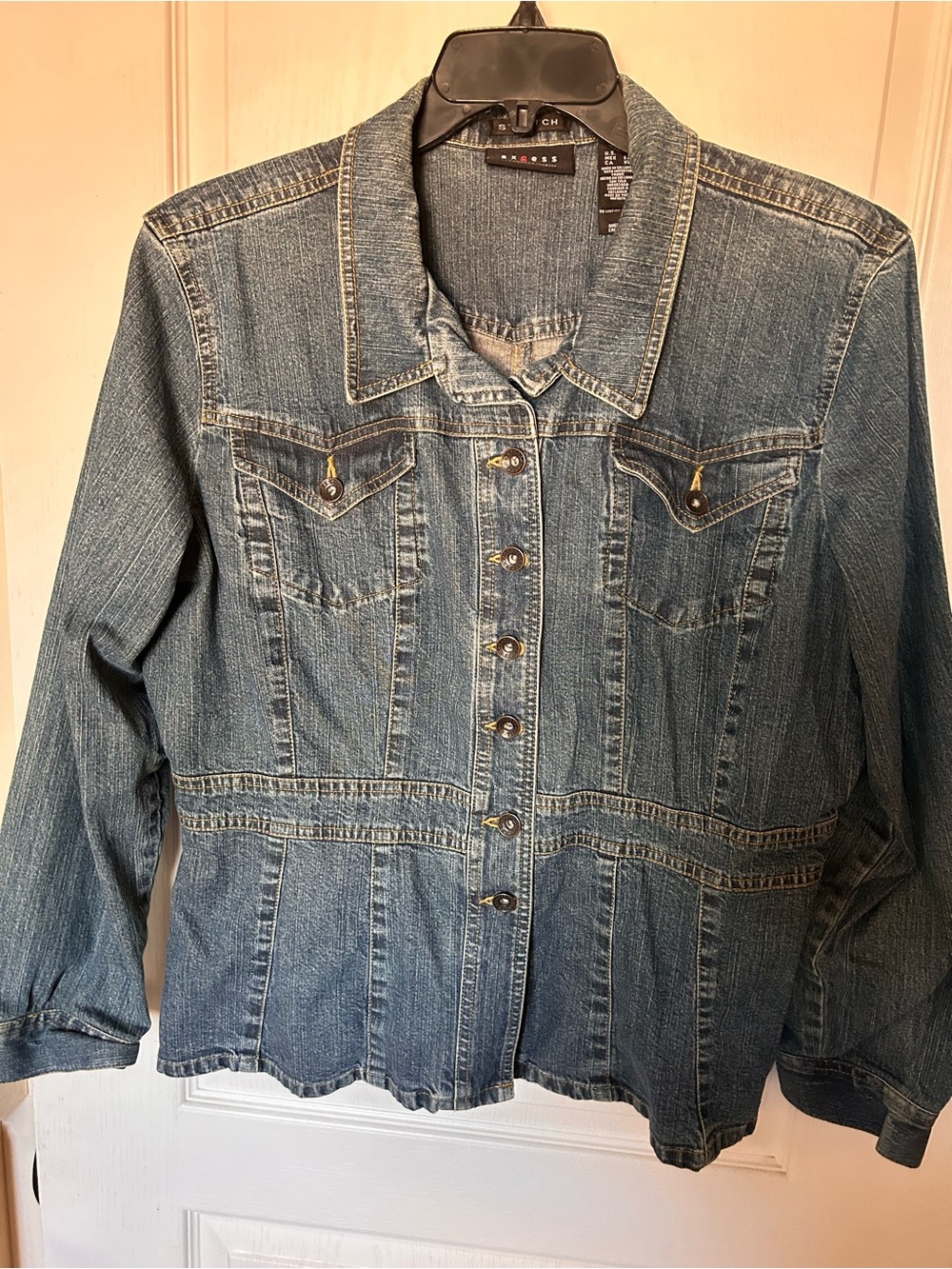 Axcess stretch Blue Denim Jean Jacket